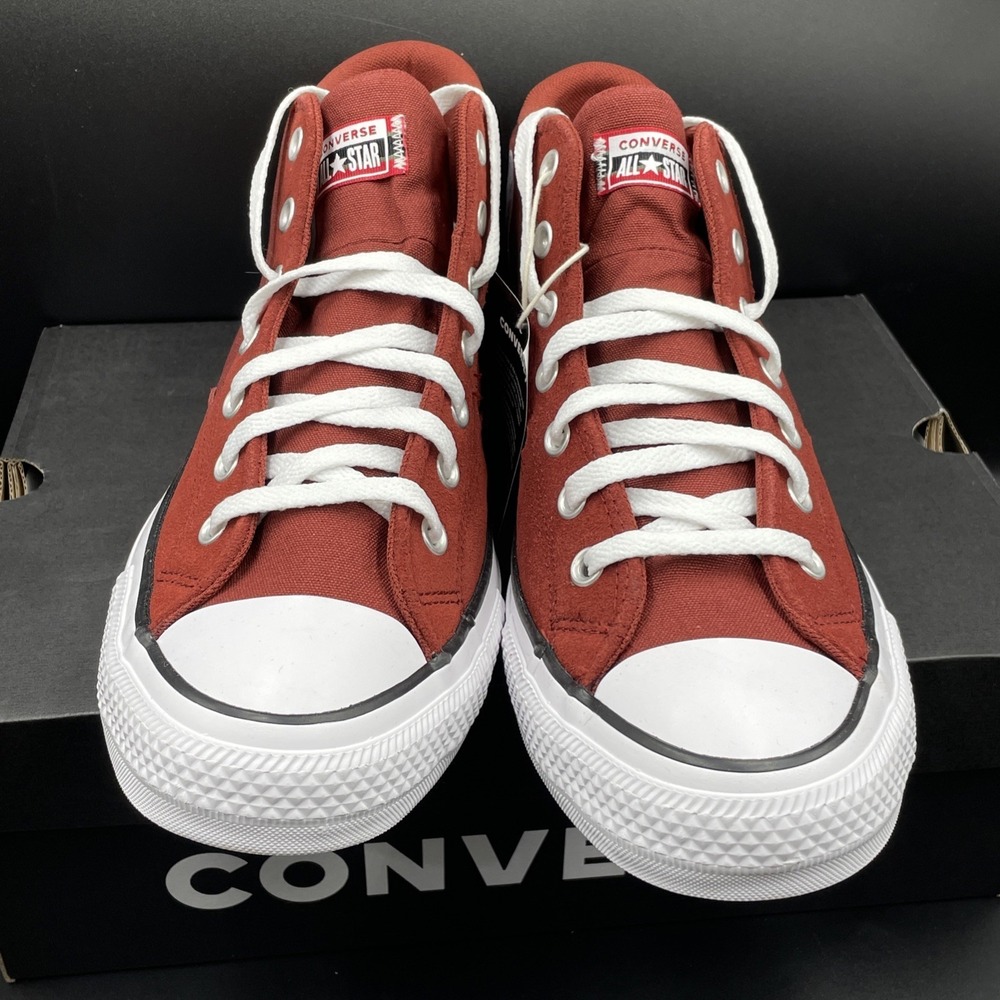 Converse CTAS Malden Street Mid Rottin Apple/White Mens Sz 10 Sneakers A13210F - Picture 3 of 8
